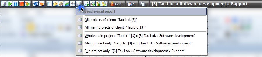 email_report_menu